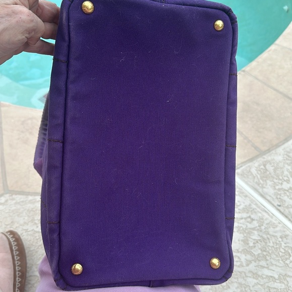 Beautiful RARE purple denim PRADA Canapa 3400 retail! - Picture 4 of 10